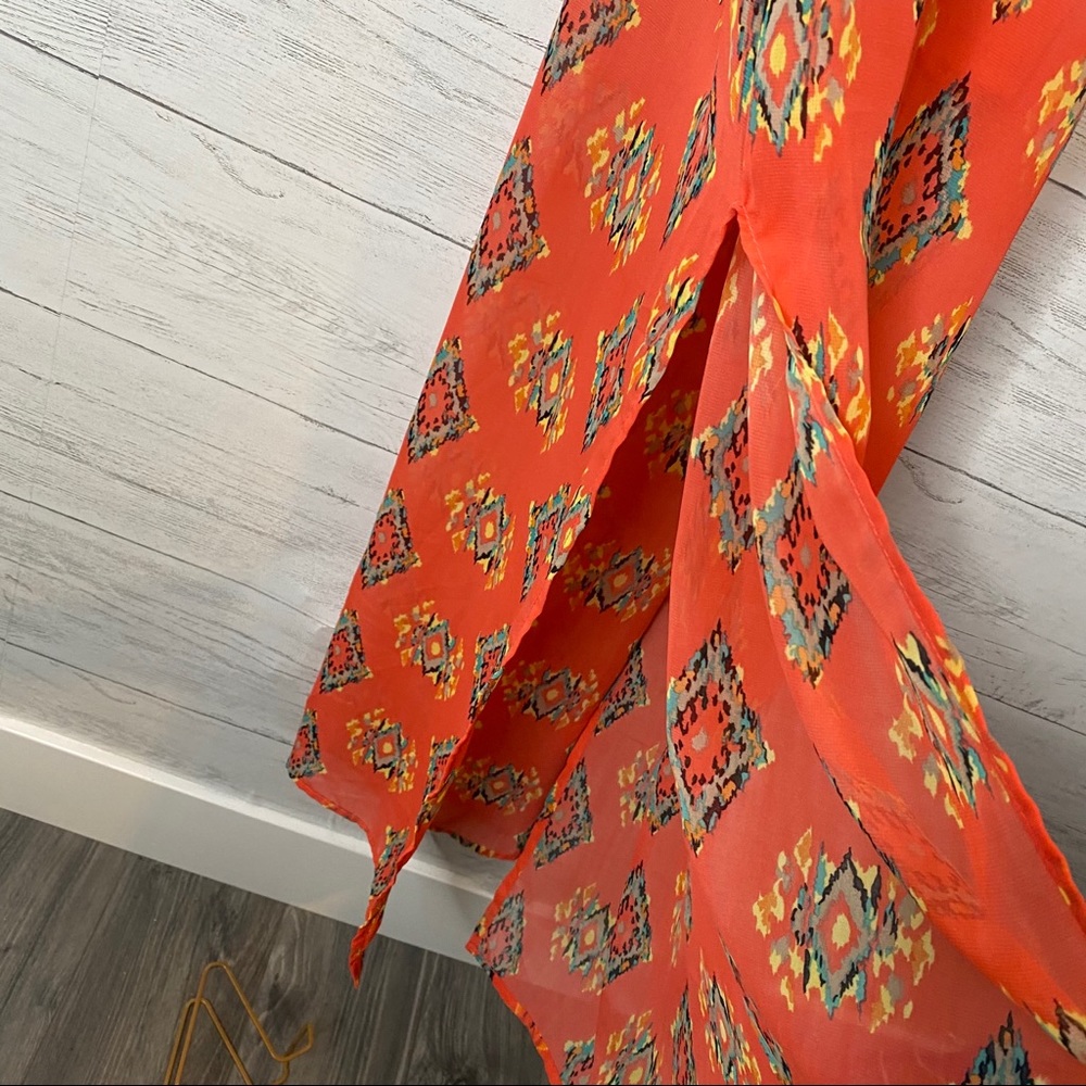 Ezra NWT tribal print maxi dress - Picture 6 of 9